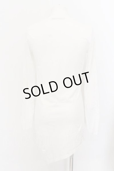 画像2: CIVARIZE / スカルプリントロングカットソー 44 ホワイト O-24-10-11-043-CI-to-YM-ZT378 (2)