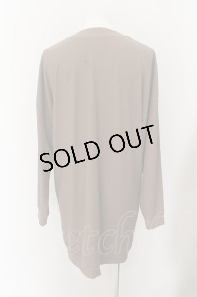 画像2: NO ID. / テレコロングV/Nカーディガン ONE ブラウン O-24-10-11-005-NO-to-YM-ZT271 (2)