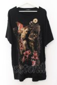 画像1: CIVARIZE / ヴィンテージプリントビッグTシャツ F ブラック O-24-10-11-049-CI-ts-YM-OS (1)