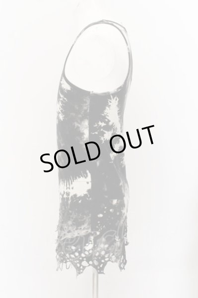 画像3: CIVARIZE / Poisonous クラッシュ加工フェイクレイヤードタンクトップ 44 ムラ染め O-24-10-11-052-CI-to-YM-OS (3)