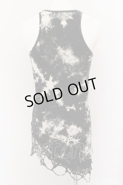 画像4: CIVARIZE / Poisonous クラッシュ加工フェイクレイヤードタンクトップ 44 ムラ染め O-24-10-11-052-CI-to-YM-OS (4)