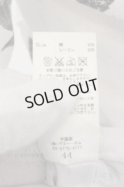 画像3: CIVARIZE / Various薔薇総柄ドレープカットソー 44 ホワイト O-24-10-11-054-CI-to-YM-OS (3)