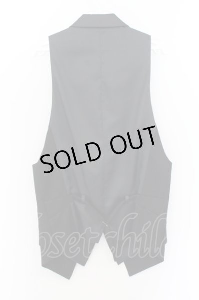 画像2: BUFFALO BOBS / レイヤードラペルジレベスト 2 ブラック O-24-10-11-007-BU-to-YM-ZT272 (2)