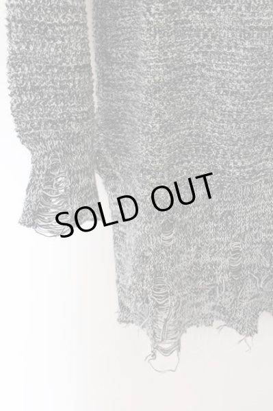 画像2: FUGA / IRONY ブロークンニットプルオーバー 44 グレー O-24-10-11-060-FU-to-YM-OS (2)