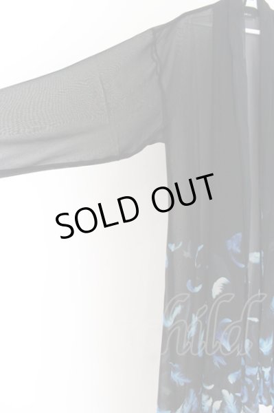 画像2: CIVARIZE / PIKO コラボシフォンロングカーディガン  ブラック O-24-10-11-066-CI-to-YM-OS (2)