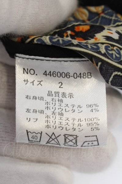 画像3: NO ID. BLACK / バンダナプリントジップアップブルゾンジャケット 2 マルチ O-24-10-11-082-NO-ja-YM-ZT079 (3)