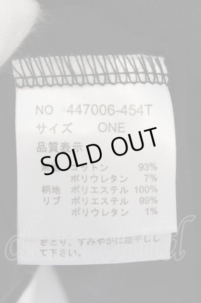 画像3: NO ID. BLACK / サテンキリカエドルマンスリーブロンT カットソー ONE ブラックxブルー O-24-10-11-084-NO-to-YM-OS (3)