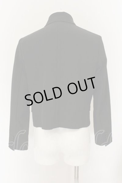 画像2: NO ID. BLACK / Pストレッチナポレオンショートジャケット 1 ブラック O-24-10-11-087-NO-ja-YM-OS (2)