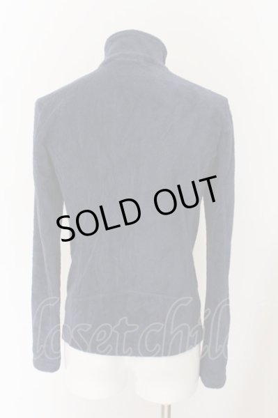 画像3: NO ID. / CリブパイルWライダースジャケット 2 ネイビー O-24-10-11-089-NO-ja-YM-ZT083 (3)