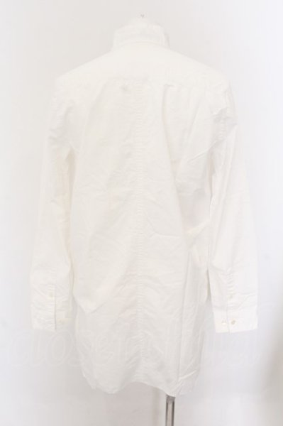 画像3: NO ID. BLACK / Cクロスロングシャツ 2 ホワイト O-24-10-11-096-NO-sh-YM-ZT020 (3)