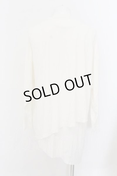 画像2: NO ID. / レイヤードアシンメトリーロンT＆タンクトップ ONE ホワイト O-24-10-11-097-NO-to-YM-ZT020 (2)