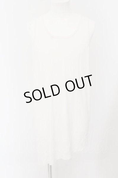 画像3: NO ID. / レイヤードアシンメトリーロンT＆タンクトップ ONE ホワイト O-24-10-11-097-NO-to-YM-ZT020 (3)