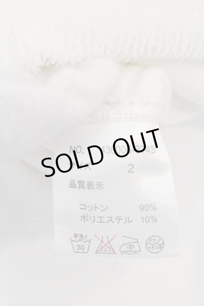 画像4: NO ID. / CリブパイルWライダースジャケット 2 ホワイト O-24-10-11-099-NO-ja-YM-ZT405 (4)