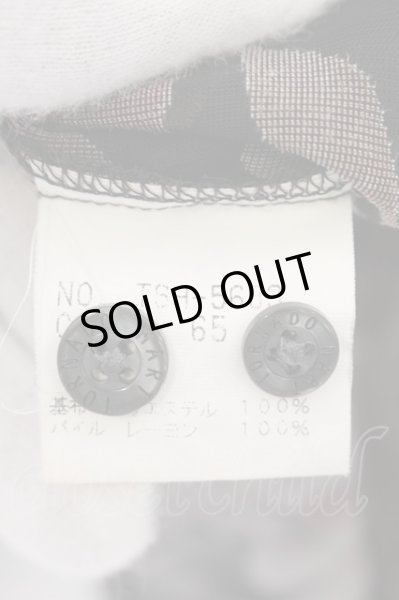 画像3: TORNADO MART / ベルベットフラワーシースルーシャツ M ブラック O-24-10-11-012-TO-sh-YM-ZT400 (3)