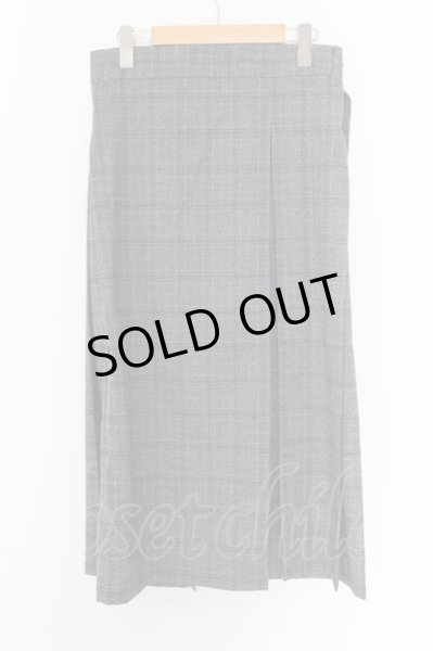 画像2: NO ID. BLACK / プリーツラップスカート ONE グレー O-24-10-11-105-NO-pa-YM-ZT271 (2)