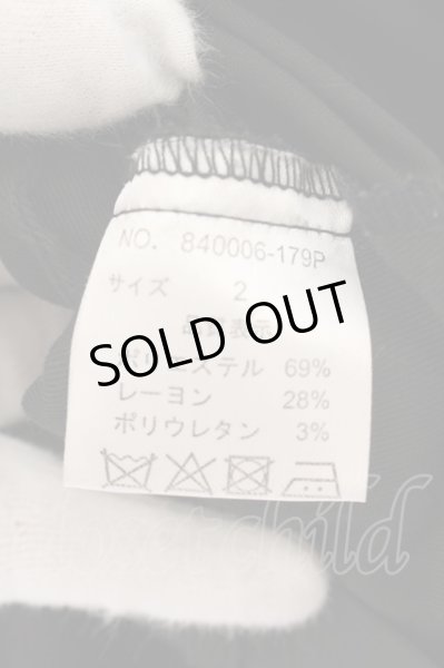 画像3: NO ID. / ツイルタイトスラックスパンツ 2 ブラック O-24-10-11-107-NO-pa-YM-ZT271 (3)