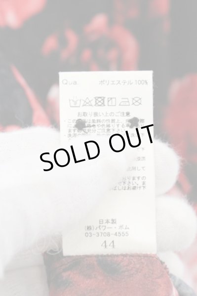 画像3: CIVARIZE / ローズジャガードロングシャツ 44 ブラックｘレッド O-24-10-11-015-CI-sh-YM-ZT400 (3)