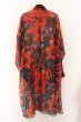 画像2: CIVARIZE / Superbness シフォンシャツガウン 44 レッド O-24-10-11-017-CI-sh-YM-ZT318 (2)