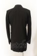 画像2: CIVARIZE / ラペル切り替えロングテーラードジャケット 46 ブラック O-24-10-11-023-CI-ja-YM-OS (2)