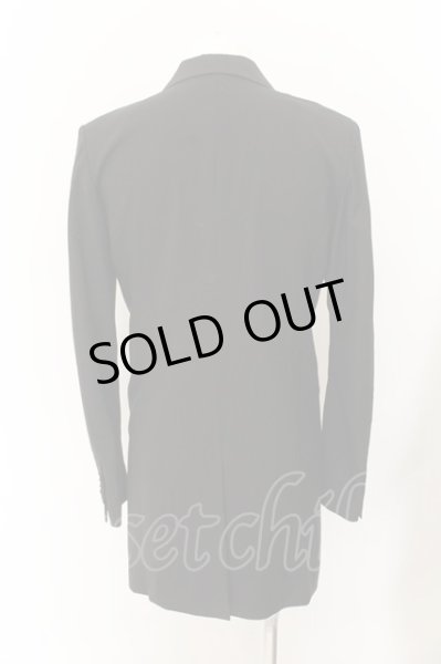 画像2: CIVARIZE / ラペル切り替えロングテーラードジャケット 46 ブラック O-24-10-11-023-CI-ja-YM-OS (2)