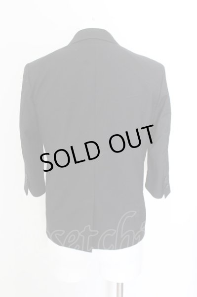 画像3: CIVARIZE / Midair 6分袖フェイクレイヤードナポレオンテーラードジャケット 44 ブラック O-24-10-11-025-CI-ja-YM-ZT398 (3)