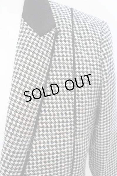 画像2: CIVARIZE / Bishop切り替えパイピングTRストレッチテーラードジャケット 44 ブラックｘホワイト O-24-10-11-026-CI-ja-YM-ZT398 (2)