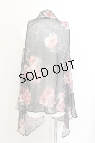 画像5: CIVARIZE / ジップアップナポレオンベスト 44 ブラックｘレッド O-24-10-11-028-CI-to-YM-OS (5)