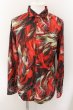 画像1: CIVARIZE / Lies フラワー総柄シャツ 46 レッド O-24-10-17-005-CI-sh-YM-ZY (1)