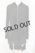 【WINTERセール】CIVARIZE / Collapse サイドレースアップ変形コーティングパーカー 44 ブラック O-24-10-17-038-CI-to-YM-ZS
