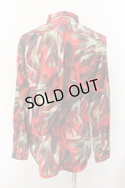 画像2: CIVARIZE / Lies フラワー総柄シャツ 46 レッド O-24-10-17-005-CI-sh-YM-ZY (2)