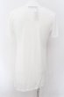 画像2: CIVARIZE / Pale スカル変形アシンメトリーTシャツ 44 ホワイト O-24-10-17-046-CI-ts-YM-ZT276 (2)