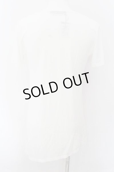 画像2: CIVARIZE / Pale スカル変形アシンメトリーTシャツ 44 ホワイト O-24-10-17-046-CI-ts-YM-ZT276 (2)