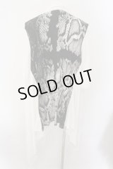 【WINTERセール】CIVARIZE / Ruin バックパイソンクロストッパーカーディガン 46 ホワイト O-24-10-17-052-CI-to-YM-ZS