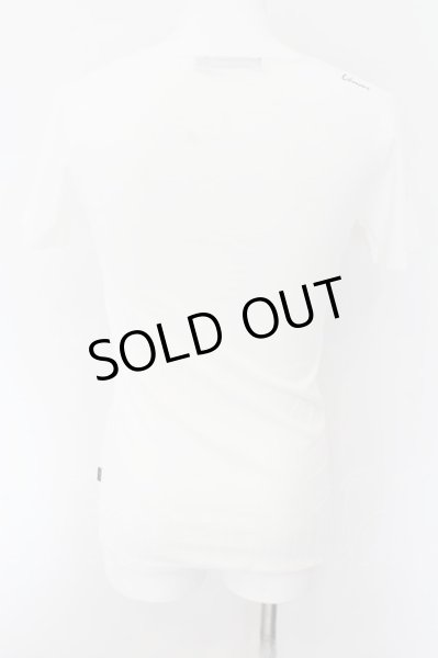 画像2: CIVARIZE / Hatred スネークVネックTシャツ 44 ホワイト O-24-10-17-053-CI-ts-YM-ZT218 (2)