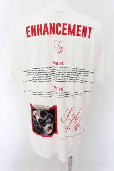 画像2: BLACK MORAL / Live Tour18 CRACKED DISC Tシャツ F ホワイト O-24-10-17-057-BL-ts-YM-ZT276 (2)