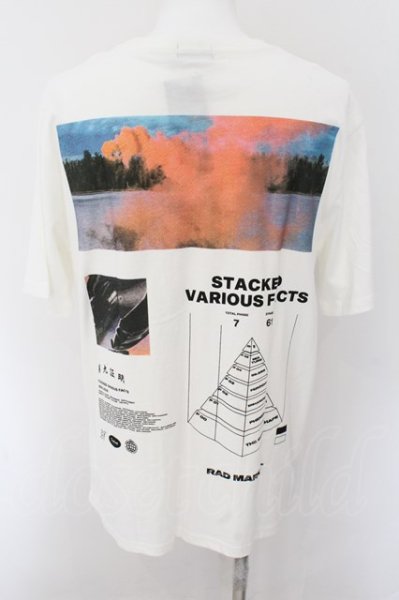 画像2: BLACK MORAL / Live Tour18　PHASE PYRAMID Tシャツ  ホワイト O-24-10-17-058-BL-ts-YM-ZT276 (2)