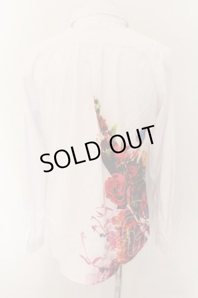 画像2: CIVARIZE / フラワー昇華転写シャツ 46 ホワイト O-24-10-17-070-CI-sh-YM-ZT276 (2)