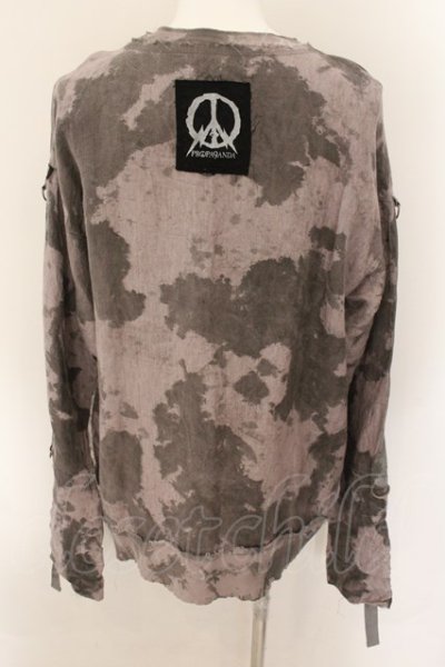 画像2: 【WINTERセール】PROPA9ANDA / CRAY SOUL MUSLIN CUTS カットソー M グレー系 O-24-10-17-074-PR-to-YM-ZT302