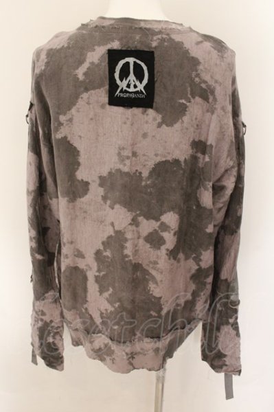 画像2: PROPA9ANDA / CRAY SOUL MUSLIN CUTS カットソー M グレー系 O-24-10-17-074-PR-to-YM-ZT302 (2)