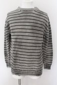 画像1: 【WINTERセール】PROPA9ANDA / EGO TRIPPING コラボ SHOTGUN GRUNGE KNIT ニットソー 46 グレー O-24-10-17-075-PR-to-YM-ZT291 (1)