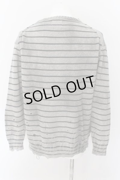 画像2: PROPA9ANDA / EGO TRIPPING コラボ SHOTGUN GRUNGE KNIT ニットソー 46 グレー O-24-10-17-075-PR-to-YM-ZT291 (2)