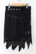 画像1: SMACK ENGINEER / DAMAGE FLAP SKIRT スカート F ブラック O-24-10-17-086-SM-pa-YM-ZT314 (1)
