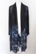 画像1: CIVARIZE / PIKOコラボスモークプリントシフォンカーディガン F ブラックｘブルー O-24-10-17-021-CI-to-YM-ZT222 (1)