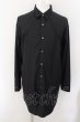 画像1: CIVARIZE / DiscodeショルダーZIPシャツ 46 ブラック O-24-10-17-028-CI-sh-YM-ZY (1)