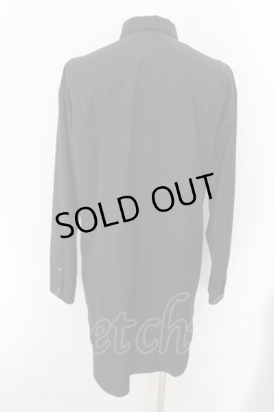 画像2: CIVARIZE / DiscodeショルダーZIPシャツ 46 ブラック O-24-10-17-028-CI-sh-YM-ZY (2)