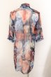 画像2: CIVARIZE / Disaster 6分袖ロングシフォンシャツ 46 ブルー系 O-24-10-17-004-CI-sh-YM-ZT275 (2)