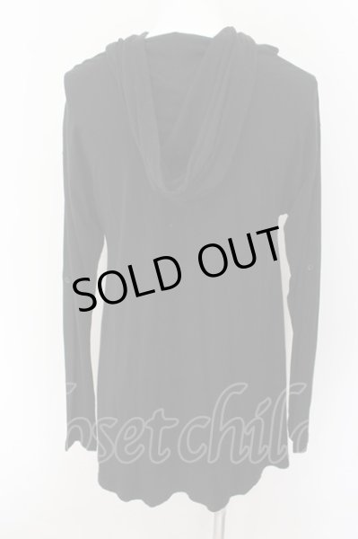 画像2: CIVARIZE / リッププリントフーデッドカットソー 44 ブラック O-24-10-17-031-CI-to-YM-OS (2)