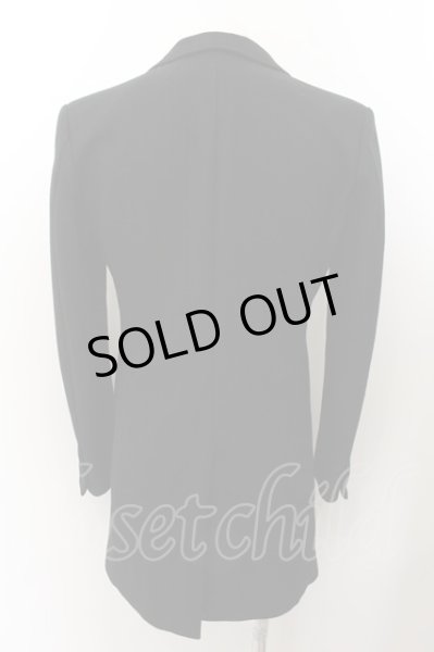 画像2: SCHLUSSEL / ウールメルトンマルチシームコート 2 ブラック O-24-10-28-035-SC-ja-YM-M118 (2)