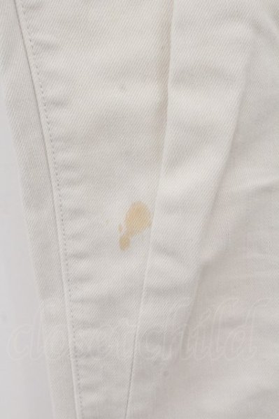 画像2: SCHLUSSEL / マルチシームZIPデザインパンツ 1 ホワイト O-24-10-28-042-SC-pa-YM-ZT230 (2)