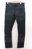 画像2: SCHLUSSEL / バナナシルエットコーティングデニムパンツ 1 インディゴ O-24-10-28-045-SC-pa-YM-ZT230 (2)